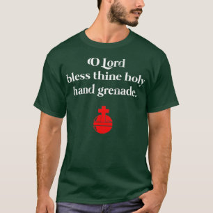 聖手手榴弾賛美の英国喜劇 Tシャツ