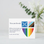 聖教プライド旗ポストカード ポストカード (スタンド正面)