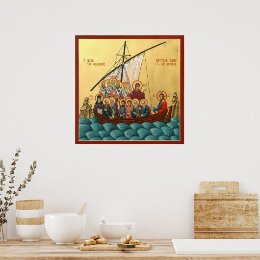 聖教会ポスターの神秘的なアイコン ポスター (キッチン)