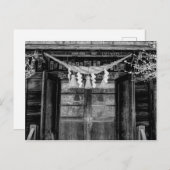 聖日本の綱付き寺院の扉 ポストカード (正面/裏面)