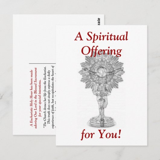 聖時はがき ポストカード (正面/裏面)