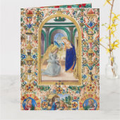 『聖時間祷念書』の一葉 カード (黄色い花)