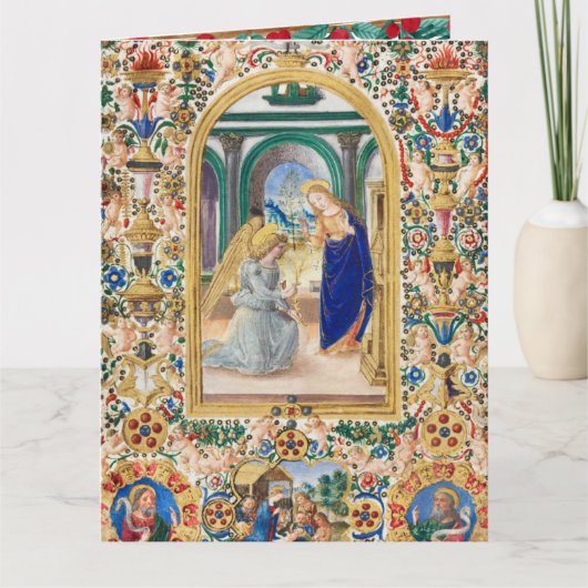 『聖時間祷念書』の一葉 カード (正面)