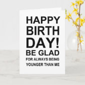 聖書おもしろいのハッピーバースデー カード (黄色い花)