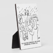 聖書おもしろい勉強聖書の物語。ノアの箱舟おもしろい フォトプラーク (側面)