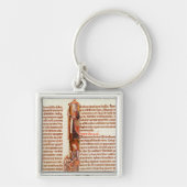 聖書からの氏21 fol.97ルースおよびBoaz、 キーホルダー (正面)