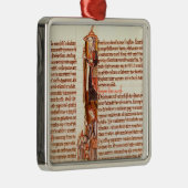 聖書からの氏21 fol.97ルースおよびBoaz、 メタルオーナメント (右)