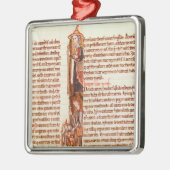 聖書からの氏21 fol.97ルースおよびBoaz、 メタルオーナメント (左)