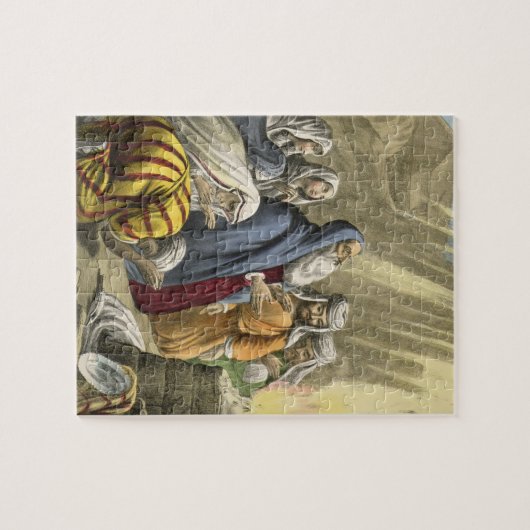 聖書からの避難所を、残すことのノアの犠牲 ジグソーパズル (横)