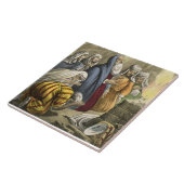 聖書からの避難所を、残すことのノアの犠牲 タイル (側面)