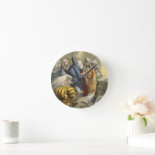 聖書から、ノア離れの箱舟への犠牲 ラウンド壁時計 (ホーム)