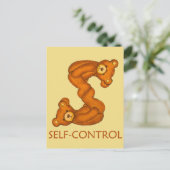 聖書が自制心を持つ聖なる書物、 経典～フラッシュカード ポストカード (スタンド正面)