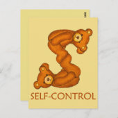 聖書が自制心を持つ聖なる書物、 経典～フラッシュカード ポストカード (正面/裏面)