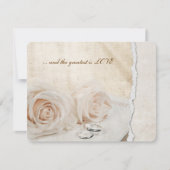 聖書での誓いの更新 - 結婚指輪 招待状 (正面)