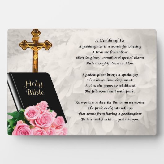 聖書とバラゴドータープラーク フォトプラーク (正面)