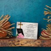 聖書とバラゴドータープラーク フォトプラーク (側面)