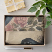 聖書と優雅な花のシェットランドポニー 薄葉紙 (ギフト)