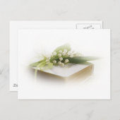 聖書と渓谷のユリ ポストカード (正面/裏面)