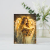 聖書と神の知恵の天使 ポストカード (スタンド正面)