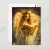 聖書と神の知恵の天使 ポストカード (正面/裏面)