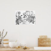 聖書についての真実（漫画） ポスター (キッチン)