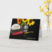 聖書に刻まれた希望 カード (黄色い花)
