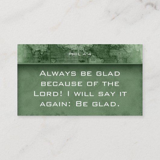 聖書に祝福 名刺 (裏面)