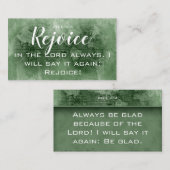 聖書に祝福 名刺 (正面/裏面)