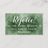 聖書に祝福 名刺 (正面)