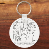 聖書のおもしろい勉強またはノアの箱舟の聖書の物語 キーホルダー (正面)