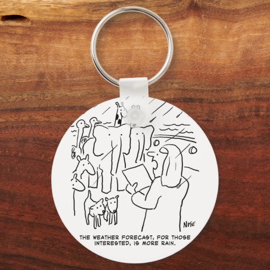 聖書のおもしろい勉強またはノアの箱舟の聖書の物語 キーホルダー (正面)