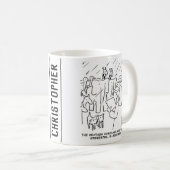 聖書のおもしろい勉強またはノアの箱舟の聖書の物語 コーヒーマグカップ (正面右)