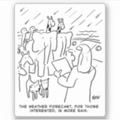 聖書のおもしろい勉強またはノアの箱舟の聖書の物語 シール (正面)