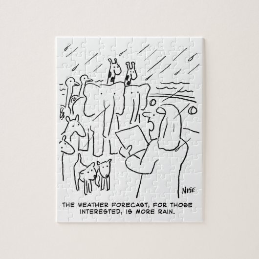 聖書のおもしろい勉強またはノアの箱舟の聖書の物語 ジグソーパズル (縦)