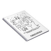 聖書のおもしろい勉強またはノアの箱舟の聖書の物語 ノートブック (右側)