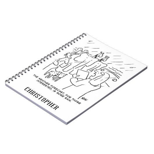 聖書のおもしろい勉強またはノアの箱舟の聖書の物語 ノートブック (左側)