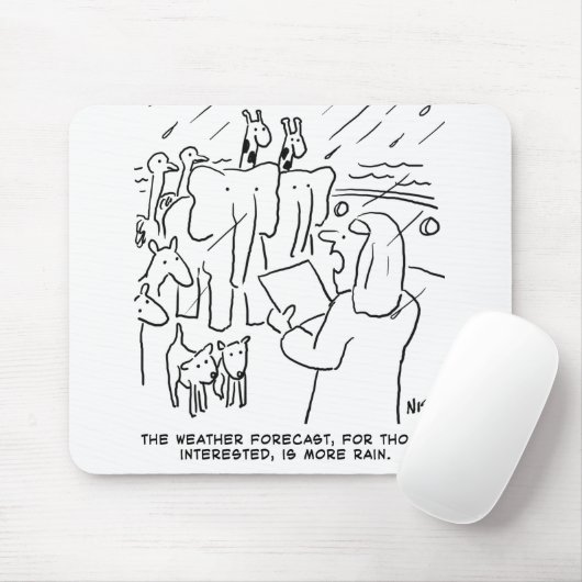 聖書のおもしろい勉強またはノアの箱舟の聖書の物語 マウスパッド (マウス)