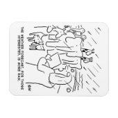 聖書のおもしろい勉強またはノアの箱舟の聖書の物語 マグネット (横)