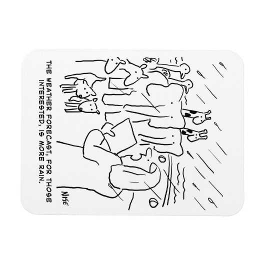 聖書のおもしろい勉強またはノアの箱舟の聖書の物語 マグネット (横)