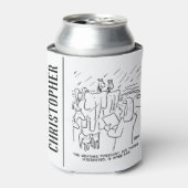 聖書のおもしろい勉強またはノアの箱舟の聖書の物語 缶クーラー (缶正面)