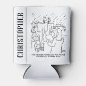 聖書のおもしろい勉強またはノアの箱舟の聖書の物語 缶クーラー (正面)