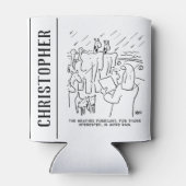 聖書のおもしろい勉強またはノアの箱舟の聖書の物語 缶クーラー (裏面)