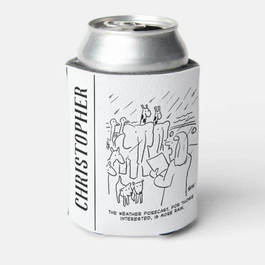 聖書のおもしろい勉強またはノアの箱舟の聖書の物語 缶クーラー (缶裏面)