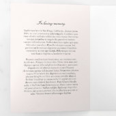 聖書のお祝いのライフプログラム 三つ折り招待状 (内部最初)