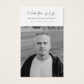 聖書のお祝い生活葬儀祈りの言葉カード (正面)