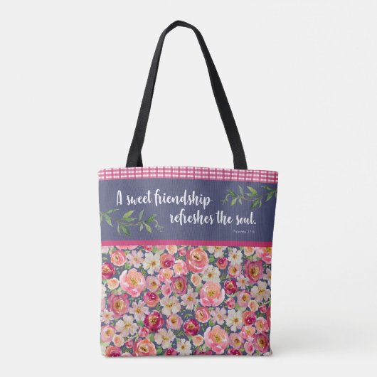 聖書のかわいらしフローラ トートバッグ (裏面)