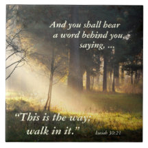 聖書のイザヤ書30この道を歩むのだ。