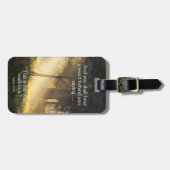 聖書のイザヤ書30この道を歩むのだ。 ラゲッジタグ (正面横)