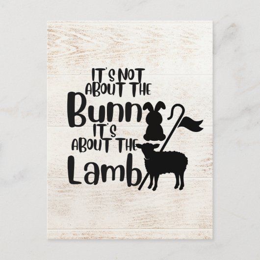 聖書のイースター ポストカード (正面)