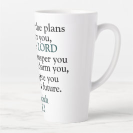 聖書のエレミヤ節29:11 カフェラテマグ